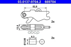��������� ����� �������! MB CL203/S203/W203/C203/CL203 Ate ���. 03013797042 03013797042 ����