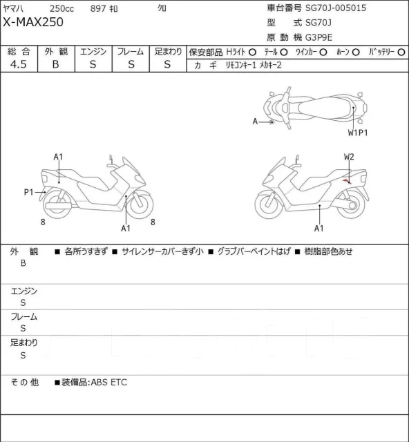 Yamaha X-Max 250. 250����. ��., ��������, ���������, ��� ������� ����