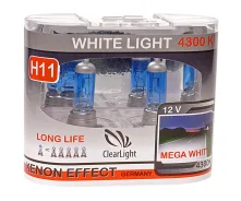 ����� 12V H11 55W PGJ19-2 ���� (2��. ) White Light, MLH11WL, Clearlight ���1255 ����