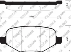 ��������� ������� �������� /������ /�������� 4�� /TI-GUAR ��� FORD Explorer 3 5; TG-1220; (PN0698) 68192436AA 68192439AA Tiguar TG1220 TG1220 ����