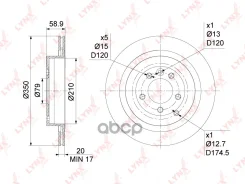 ���� ��������� ������������� (350x20) | ��� | LYNXauto ���. BN1064 BN1064 LYNXauto BN1064 ����