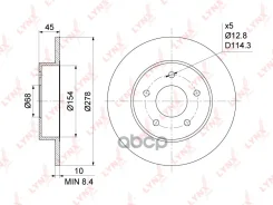 ���� ��������� ��������������� (278x10) | ��� | LYNXauto ���. BN1101 BN1101 LYNXauto BN1101 ����