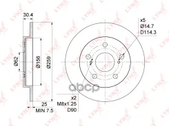 ���� ��������� ��������������� (259x9) | ��� | LYNXauto ���. BN1146 BN1146 LYNXauto BN1146 ����