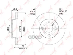 ���� ��������� ������������� (238x22) | ����� | LYNXauto ���. BN1180 BN1180 LYNXauto BN1180 ����
