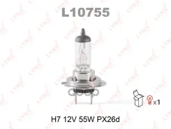 ����� H7 12V 55W PX26D LYNXauto ���. L10755 L10755 LYNXauto L10755 ����