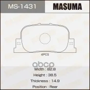 ������� ��������� Toyota Camry (V20) 96-01, Caldina 02-07, Vista 98-03: Lifan Solano ������ Masuma 11338 Masuma ���. MS1431 MS1431 ����