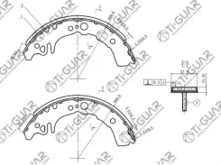 ��������� ������� /������ /���������� /TI-GUAR /Toyota Duet 1999- Daihatsu YRV 2001-; TG-0037; 0449597206 4742097203 0449597206000 Tiguar TG0037 TG003...