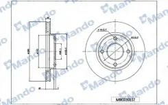 ���� ��������� �������� D260 �� Renault Logan / Megane II / LADA Largus / Nissan Tiida #C11/Micra 03-/NOTE 06- (TRW DF4364) MBC030117 MBC030117 ����