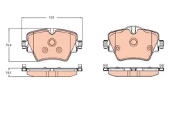 ������� �������� �������� BMW X1 F48/2 F45/F46 14 TRW GDB2098 GDB2098 ����