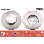 ���� ��������� BMW F20/22/30 �������� ����. (�����. �����) D 340��. TRW DF6603S DF6603S ����