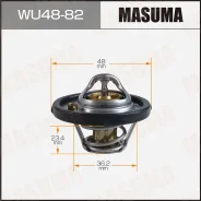 ��������� Masuma WU48-82 1306004, �1712228, �1E05-15-171, �1E05-15-171A, �30711624, �31339958, �4M5G-8575-ZA, �4M5G-8575-ZB, �C201-15-171, �C201-15-17...