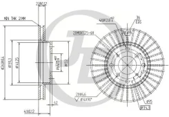 ���� ��������� �������� DF3109 (260x23) 4 ��� JD JBD0065 JBD0065 ����
