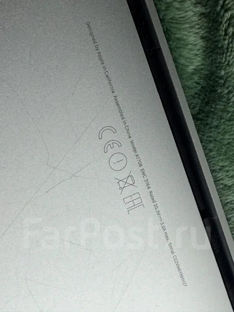 Apple MacBook Pro 13 2017 Mid. 13.3", 2,3����, ��� 8 ��, ���� 128���, WiFi: 1, Bluetooth: 1, ����������� �� 6��. ����