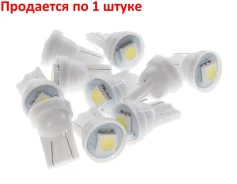 ����� ������������ 12V W5W T10 W2.1x9.5d 1 SMD 5050 White, 010411W, MEGA Electric ME010411W ����