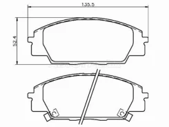 ������� ��������� Akebono AN-491WK, �������� AN491WK ����
