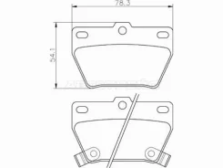 ������� ��������� Akebono AN-484WK, ������ AN484WK ����