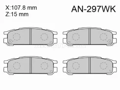 ������� ��������� Akebono AN-297WK, ������ AN297WK ����