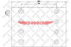 �������� �������� ����������� ������� BPW (300x200x18mm) STD WVA19574 Stellox 8501036SX 8501036SX ����