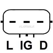 ��������� c� ������ 2 ����� Krauf ALN7390LK ALN7390LK ����