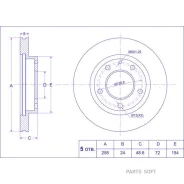 ���� ��������� /�������� /TI-GUAR ��� Mazda Premacy 1999-2005 Capella 1994-; 258/ 24��; TG-GA4Y-33-25X PD3518064S 10726 0986478227 09558411 TGGA4Y3325...