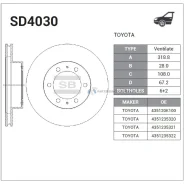 ����. ���� ���. ����. [319x28] 6 ���. Sangsin Brake SD4030 SD4030 ����