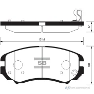 ������� ����. ���. Sangsin Brake SP1202 SP1202 ����