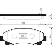 ������� ����. ���. Sangsin Brake SP1470 SP1470 ����