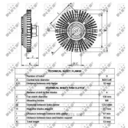 ����� ����������� FORD Scorpio 2.0 85 NRF 49516 ����