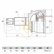 ���� ��������, ����� ����/��� Sufix ST1076 ST1076 ����