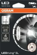 ����� ������������ C5W SV8,5-8 12V 0.6 6000 1 ��. Osram 6418DWP01B 6418DWP01B ����