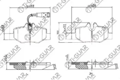 ��������� ������� �������� /������ /�������� 4�� /TI-GUAR ��� Mercedes VITO 2003-; TG-4804; (PN0407W) 0004216210 0014211010 Tiguar TG4804 TG4804 ����