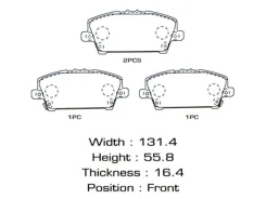 ������� ��������� �������� Honda Civic VIII FD / FK / FN / FA 2005-2008, Civic VIII FD / FK / FN / FA 2009-2011 Masuma MS8907 MS8907 ����