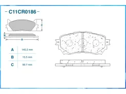 ������� ��������� �������� Mazda Mazda 6 GJ 2012-2015, Mazda 6 GJ 2015-2018, Mazda 6 GJ 2018- Cworks C11CR0186 C11CR0186 ����
