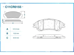 ������� ��������� �������� Suzuki SX4 S-Cross JY 2013-2020 Cworks C11CR0155 C11CR0155 ����
