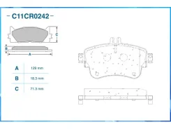 ������� ��������� �������� Mercedes BENZ Mercedes BENZ A-Class W176 2012-2018, Mercedes BENZ B-Class W246 / W242 2011-2018 Cworks C11CR0242 C11CR0242...