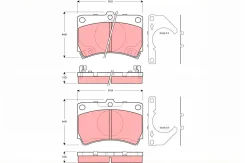 ������� ��������� �������� Mazda Demio DW 1997-1999, Demio DW 1999-2003 TRW Lucas GDB3252 GDB3252 ����