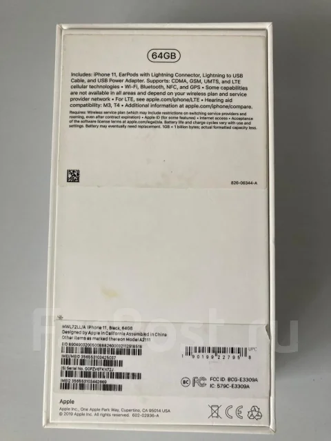 Apple iPhone 11. �/�, 64 ��, ������, 3G, 4G LTE, 5G, ������� ������� ����