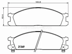 ������� ��������� Akebono AN-212WK, �������� AN212WK ����