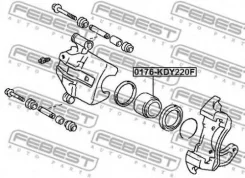 ������� �������� ���������� ��������� toyota hiace / dyna / Febest 0176-KDY220F Toyota: 47731-25010 Toyota Dyna 150 C �������� ����������/������� 0176...