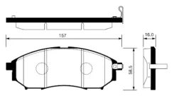 ������� ��������� Nissan Murano/Pathfinder/Qashqai/RENA�ULT Koleos �������� SP1249 Sangsin SP1249 SP1249 ����