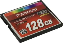 ���� ����� CF 128GB Transcend Ultra Speed 800X ����