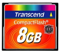 ���� ����� CF 8GB Transcend, 133X ����