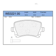 ������� ��������� �������� | ��� | AUDI A3 03/A4 00/ A6 97/00/04/VW Caddy III/Golf V/V Plus/Jetta III/Touran 03 Jeenice WS322100 WS322100 ����