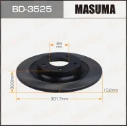 ���� ��������� Mitsubishi ASX 10-, Outlander III 12-, Eclipse Cross 17- ������ 302 � 10 Masuma Masuma BD3525 BD3525 ����