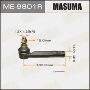 ���������� ������� Toyota-Lexus Altezza 98-05, Crown 95-04; Lexus IS 99-05 Masuma ������ Masuma ME9801R ME9801R ����