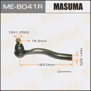 ���������� ���� ������� Rmitsubishi Pajero IV 3.2D-3.8 07-/ Mazda CX-7 2.2D-2.5 07-13 Masuma MEB041R MEB041R ����