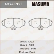 ������� ����. ���. Nissan Maxima/Avenir/Cedric/Cima/Glor�ia/Leopard/Liberty/Stagea 91-06 Masuma MS2261 MS2261 ����