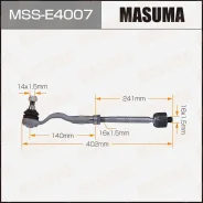 ���� ������� BMW X3 (F25), X4 (F26) � ������������ Masuma Masuma MSSE4007 MSSE4007 ����