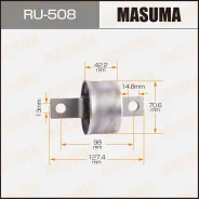 ����������� ����. ����������� ������ ���. Mitsubishi ASX/Lancer/Outlander/Delica/Ga�lant CW5W, CW6W, CW7W, CW8W 07- Masuma RU508 RU508 ����