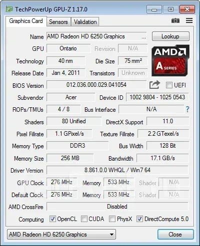 Acer Aspire One 522-C58kk. 10.1", 1����, ��� 2048 ��, ���� 500���, WiFi: 1, ����������� �� 3��. ����